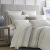 image:imageNautica  Standard Quilted Sham Yarn Dyed Cotton Bedding with Reversible Plaid Design Lightweight Pillowcase College Dorm Room Essentials Adelson BlueBeige
