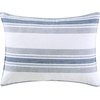 image:imageNautica  Standard Quilted Sham Yarn Dyed Cotton Bedding with Reversible Plaid Design Lightweight Pillowcase College Dorm Room Essentials Adelson BlueBay Shore Navy