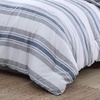 image:imageNautica  Standard Quilted Sham Yarn Dyed Cotton Bedding with Reversible Plaid Design Lightweight Pillowcase College Dorm Room Essentials Adelson BlueBay Shore Navy
