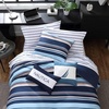 image:imageNautica  Standard Quilted Sham Yarn Dyed Cotton Bedding with Reversible Plaid Design Lightweight Pillowcase College Dorm Room Essentials Adelson BlueColton Blue