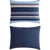 image:imageNautica  Standard Quilted Sham Yarn Dyed Cotton Bedding with Reversible Plaid Design Lightweight Pillowcase College Dorm Room Essentials Adelson BlueColton Blue