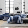 image:imageNautica  Standard Quilted Sham Yarn Dyed Cotton Bedding with Reversible Plaid Design Lightweight Pillowcase College Dorm Room Essentials Adelson BlueCaptains BlueGreen