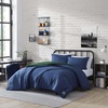 image:imageNautica  Standard Quilted Sham Yarn Dyed Cotton Bedding with Reversible Plaid Design Lightweight Pillowcase College Dorm Room Essentials Adelson BlueCaptains BlueGreen
