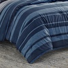 image:imageNautica  Standard Quilted Sham Yarn Dyed Cotton Bedding with Reversible Plaid Design Lightweight Pillowcase College Dorm Room Essentials Adelson BlueNavyBlue