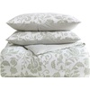 image:imageNautica  Twin Comforter Set Reversible Striped amp Floral Bedding with a Naturally Soft Feel 2 Piece Bed Set with Matching Pillowcase Jacob Bay FloralPenny Pinstripe GreenJacob Bay FloralPenny Pinstripe Green