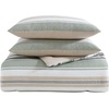 image:imageNautica  Twin Comforter Set Woven Cotton Bedding with Matching Sham MediumWeight for All Seasons Dorm Essentials OekoTex Certified Prospect Harbor GreenProspect Harbor Green