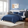 image:imageNautica  Twin Duvet Cover Set Soft Reversible Microfiber Bedding with Matching Sham Solid Home Decor for All Seasons Longdale Navy TwinLongdale Navy