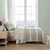 image:imageNautica  Twin Quilt Set Soft amp Reversible Cotton Bedding with a Smooth Finish 2 Piece Striped Bed Set with Matching Pillowcase Tim StripePenny Pinstripe BlueVaradero StripePenny Pinstripe Beige