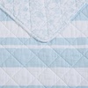 image:imageNautica  Twin Quilt Set Soft amp Reversible Cotton Bedding with a Smooth Finish 2 Piece Striped Bed Set with Matching Pillowcase Tim StripePenny Pinstripe BlueSeafront StripeIvy Bloom Blue