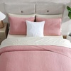 image:imageNautica  Twin Quilt Set Soft amp Reversible Cotton Bedding with a Smooth Finish 2 Piece Striped Bed Set with Matching Pillowcase Tim StripePenny Pinstripe BlueSeahorse Stitch Pink