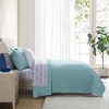 image:imageNautica  Twin Quilt Set Soft amp Reversible Cotton Bedding with a Smooth Finish 2 Piece Striped Bed Set with Matching Pillowcase Tim StripePenny Pinstripe BlueSeahorse Stitch Green