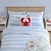 image:imageNautica  Twin Quilt Set Soft amp Reversible Cotton Bedding with a Smooth Finish 2 Piece Striped Bed Set with Matching Pillowcase Tim StripePenny Pinstripe BlueSeafront StripeIvy Bloom Blue