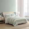 image:imageNautica  Twin Quilt Set Soft amp Reversible Cotton Bedding with a Smooth Finish 2 Piece Striped Bed Set with Matching Pillowcase Tim StripePenny Pinstripe BlueVaradero StripePenny Pinstripe Beige