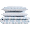 image:imageNautica  Twin Quilt Set Soft amp Reversible Cotton Bedding with a Smooth Finish 2 Piece Striped Bed Set with Matching Pillowcase Tim StripePenny Pinstripe BlueSeafront StripeIvy Bloom Blue
