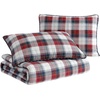 image:imageNautica  Twin Quilt Set Super Soft Reversible Bedding with Matching Sham Plaid Home Decor Rosedale Red TwinRosedale Red