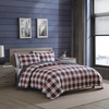 image:imageNautica  Twin Quilt Set Super Soft Reversible Bedding with Matching Sham Plaid Home Decor Rosedale Red TwinRosedale Red
