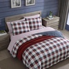 image:imageNautica  Twin Quilt Set Super Soft Reversible Bedding with Matching Sham Plaid Home Decor Rosedale Red TwinRosedale Red