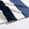 image:imageNautica  Twin Size Blanket UltraSoft Plush Blanket Medium Weight Cozy Bedding Americana Decor with Lobster Stripe DesignAwning Stripe Blue