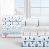 image:imageNautica  Twin Size Sheet Set Crisp Cotton Percale Bedding with Matching Pillowcase Lightweight amp Breathable Bed Sheets Deep Pocket College Dorm Room Essentials Whitewood Sail BlueCostazul