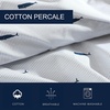 image:imageNautica  Twin Size Sheet Set Crisp Cotton Percale Bedding with Matching Pillowcase Lightweight amp Breathable Bed Sheets Deep Pocket College Dorm Room Essentials Whitewood Sail BlueWhale Stripe