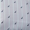 image:imageNautica  Twin Size Sheet Set Crisp Cotton Percale Bedding with Matching Pillowcase Lightweight amp Breathable Bed Sheets Deep Pocket College Dorm Room Essentials Whitewood Sail BlueAudley Blue