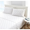 image:imageNautica  Twin Size Sheet Set Crisp Cotton Percale Bedding with Matching Pillowcase Lightweight amp Breathable Bed Sheets Deep Pocket College Dorm Room Essentials Whitewood Sail BlueStar Spangled Coastal