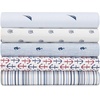 image:imageNautica  Twin Size Sheet Set Crisp Cotton Percale Bedding with Matching Pillowcase Lightweight amp Breathable Bed Sheets Deep Pocket College Dorm Room Essentials Whitewood Sail BlueAudley Blue