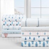 image:imageNautica  Twin Size Sheet Set Crisp Cotton Percale Bedding with Matching Pillowcase Lightweight amp Breathable Bed Sheets Deep Pocket College Dorm Room Essentials Whitewood Sail BlueSkippers Island