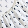 image:imageNautica  Twin Size Sheet Set Crisp Cotton Percale Bedding with Matching Pillowcase Lightweight amp Breathable Bed Sheets Deep Pocket College Dorm Room Essentials Whitewood Sail BlueNavy