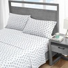 image:imageNautica  Twin Size Sheet Set Crisp Cotton Percale Bedding with Matching Pillowcase Lightweight amp Breathable Bed Sheets Deep Pocket College Dorm Room Essentials Whitewood Sail BlueCloyster
