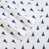 image:imageNautica  Twin Size Sheet Set Crisp Cotton Percale Bedding with Matching Pillowcase Lightweight amp Breathable Bed Sheets Deep Pocket College Dorm Room Essentials Whitewood Sail BlueNavy