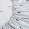 image:imageNautica  Twin Size Sheet Set Crisp Cotton Percale Bedding with Matching Pillowcase Lightweight amp Breathable Bed Sheets Deep Pocket College Dorm Room Essentials Whitewood Sail BlueWhale Stripe