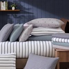 image:imageNautica  Twin Size Sheet Set Microfiber Bedding with Deep Pocket Fitted Sheet Bed Sheets with Matching Pillowcase Alden Stripe BlueAlden Stripe Blue