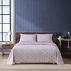 image:imageNautica  Twin Size Sheet Set Microfiber Bedding with Deep Pocket Fitted Sheet Bed Sheets with Matching Pillowcase Alden Stripe BlueCoxswain Stripe