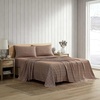 image:imageNautica  Twin Size Sheet Set Microfiber Bedding with Deep Pocket Fitted Sheet Bed Sheets with Matching Pillowcase Alden Stripe BlueDeclan Plaid Beige