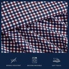 image:imageNautica  Twin Size Sheet Set Microfiber Bedding with Deep Pocket Fitted Sheet Bed Sheets with Matching Pillowcase Alden Stripe BlueHeritage Plaid Blue