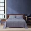 image:imageNautica  Twin Size Sheet Set Microfiber Bedding with Deep Pocket Fitted Sheet Bed Sheets with Matching Pillowcase Alden Stripe BlueHeritage Plaid Blue