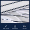 image:imageNautica  Twin Size Sheet Set Microfiber Bedding with Deep Pocket Fitted Sheet Bed Sheets with Matching Pillowcase Alden Stripe BlueInline Green