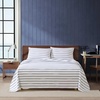 image:imageNautica  Twin Size Sheet Set Microfiber Bedding with Deep Pocket Fitted Sheet Bed Sheets with Matching Pillowcase Alden Stripe BlueInline Green