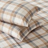 image:imageNautica  Twin Size Sheet Set Microfiber Bedding with Deep Pocket Fitted Sheet Bed Sheets with Matching Pillowcase Alden Stripe BlueVintage Trunk Plaid Beige