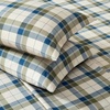 image:imageNautica  Twin Size Sheet Set Microfiber Bedding with Deep Pocket Fitted Sheet Bed Sheets with Matching Pillowcase Alden Stripe BlueVintage Trunk Plaid Green