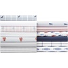 image:imageNautica  Twin Size Sheets Set Crisp amp Tailored Coastal Bedding with a Smooth Cotton Percale Bed Sheets with Matching Pillowcase amp Fitted Sheet Calm Seas Gingham GreenBeaux Stripe Navy
