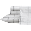 image:imageNautica  Twin Size Sheets Set Crisp amp Tailored Coastal Bedding with a Smooth Cotton Percale Bed Sheets with Matching Pillowcase amp Fitted Sheet Calm Seas Gingham GreenPlot Black
