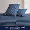 image:imageNautica  Twin Size Sheets Set Crisp amp Tailored Coastal Bedding with a Smooth Cotton Percale Bed Sheets with Matching Pillowcase amp Fitted Sheet Calm Seas Gingham GreenRichmond Stripe