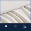 image:imageNautica  Twin Size Sheets Set Crisp amp Tailored Coastal Bedding with a Smooth Cotton Percale Bed Sheets with Matching Pillowcase amp Fitted Sheet Calm Seas Gingham GreenPenny Pinstripe Brown