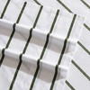 image:imageNautica  Twin Size Sheets Set Crisp amp Tailored Coastal Bedding with a Smooth Cotton Percale Bed Sheets with Matching Pillowcase amp Fitted Sheet Calm Seas Gingham GreenBrenton Stripe Ivory