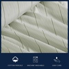image:imageNautica  Twin Size Sheets Set Crisp amp Tailored Coastal Bedding with a Smooth Cotton Percale Bed Sheets with Matching Pillowcase amp Fitted Sheet Calm Seas Gingham GreenEllipse Stripe Green