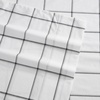 image:imageNautica  Twin Size Sheets Set Crisp amp Tailored Coastal Bedding with a Smooth Cotton Percale Bed Sheets with Matching Pillowcase amp Fitted Sheet Calm Seas Gingham GreenPlot Black