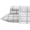image:imageNautica  Twin Size Sheets Set Crisp amp Tailored Coastal Bedding with a Smooth Cotton Percale Bed Sheets with Matching Pillowcase amp Fitted Sheet Calm Seas Gingham GreenPlot Black