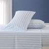image:imageNautica  Twin Size Sheets Set Crisp amp Tailored Coastal Bedding with a Smooth Cotton Percale Bed Sheets with Matching Pillowcase amp Fitted Sheet Calm Seas Gingham GreenTayleur Stripe Blue